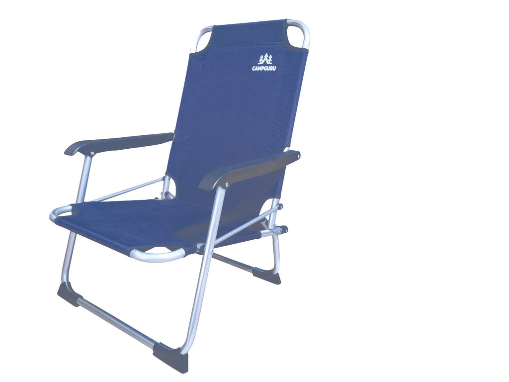 Camp Guru Chair Low Blue lage opvouwbare campingstoel in blauw