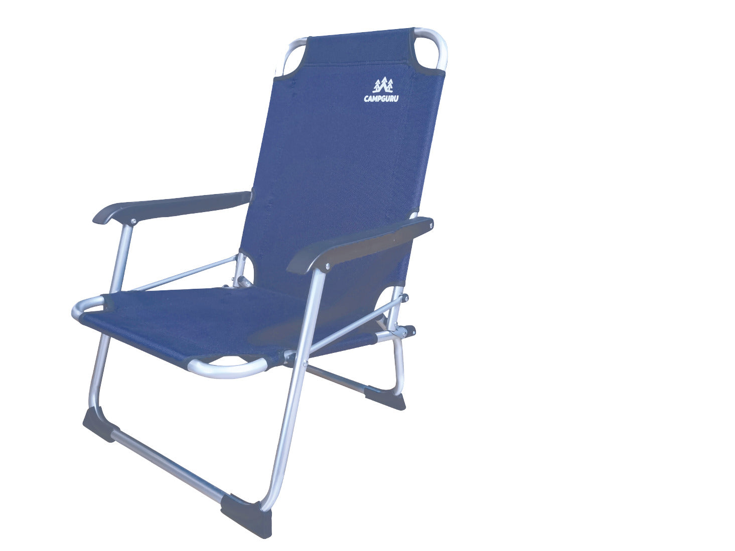 Camp Guru Chair Low Blue lage opvouwbare campingstoel in blauw