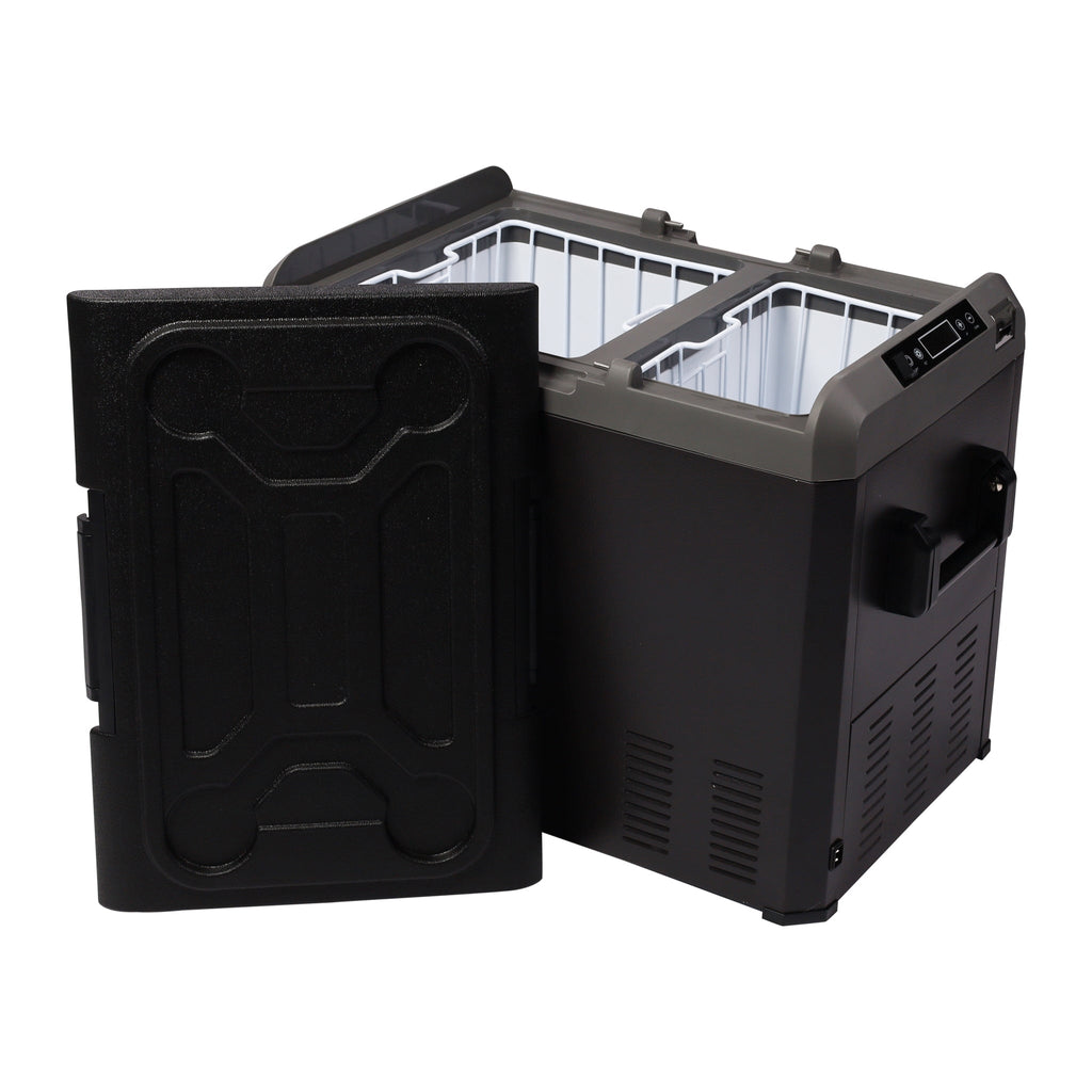 Koelbox 50L  metal box Double freeze metal handle